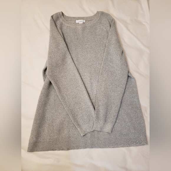 Sweater Silver tone Sz XL - Picture 3 of 9